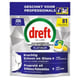 Dreft Professional Pastilhas para máquina de lavar loiça aroma limão All in One | 81 cápsulas