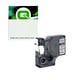Q-Nomic S0718100 IND RHINO nylon flexível texto preto sobre branco 12mm | QNS0718100