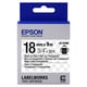 Epson LK-5TBN Fita preto sobre transparente 18mm (C53S655008) | EPSLK-5TBN