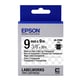 Epson LK-3TBN fita preto sobre transparente 9mm (C53S653004) | EPSLK-3TBN