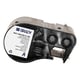 Brady M4C-1000-595-CL-BK fita de vinil preto sobre transparente 25,4 mm x 6,1 m | BRAM4C-1000-595-CL-BK