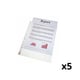 Pack 5x Mica transparente Esselte | 11 furos | A4 | 38 micras | 100 unidades