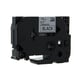 Q-Nomic TZe-344 fita 18mm texto dourado sobre preto (8M) | QNTZe-344