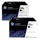 HP 05A Pack 2 toners pretos HP CE505D | HPB-CE505AD