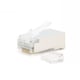 Conector Cat6 RJ45 Modular | 10 unidades | Branco