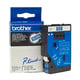 Brother TC-595 fita branco sobre azul 9 mm | BROTC-595