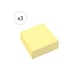 Pack x3: Bloco de Notas | 76x76mm | Amarelo| 100 folhas