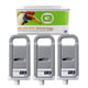 Q-Nomic PFI-703MBK XL Pack 3 tinteiro preto mate | QNB-PFI-303MBK