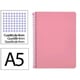 Caderno Espiral Quarto | Quadriculado 4 mm | 90 g | Capa dura | Rosa