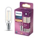 Philips lâmpada LED E14 T25 filamento luz quente 1,9W | 25W