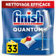 Finish | Quantum Limão | Pastilhas para máquina de lavar louça | Tudo em 1 | 33 lavagens