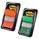 Pack Post-it | Marcadores verde e laranja