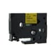 Q-Nomic TZe-631 fita 12mm texto preto sobre amarelo (8M) | QNTZe-631