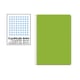 Caderno Espiral Folio | 80F | Quadricula 4mm | Capa Dura | 75gr | Verde