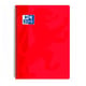 Caderno Espiral Oxford | Quadricula 4mm | Capa Polipropileno | Vermelho