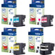 Brother Pack LC-22U tinteiros 4 cores (BK/C/M/Y) | BRB-LC22U