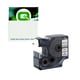 Q-Nomic 1805430 IND Rhino fita vinil preto sobre branco 24mm | QN1805430