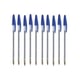 Pack 10x Caneta BIC Cristal Azul | Transparente | 0.4mm