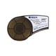 Brady M21-375-C-342 fita termo retrátil preto sobre branco 16,38 mm x 2,10 m | BRAM21-375-C-342