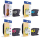 Brother LC-127XL/LC-125XL Pack 4 tinteiros | BRB-LC125XLC127XL