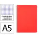 Caderno Espiral Quarto | Quadriculado 4 mm | 90 g | Capa dura | Vermelho