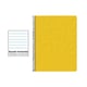 Caderno Espiral Folio | 80F | Pautado Horizontal | Capa Mole | 60gr | Amarelo