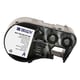 Brady M4C-500-595-WT-BK fita de vinil preto sobre branco 12,7 mm x 7,62 m | BRAM4C-500-595-WT-BK