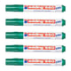 Marcador Quadro Branco| Edding 660 | Ponta redonda 1.5-3mm | Verde | Pack 5 U