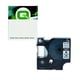 Q-Nomic S0720830 / 45803 fita preto sobre branco 19mm | QNS0720830