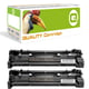 Q-nomic 26A (CF226A) Pack duplo toner preto | QNB-CF226AX2