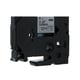 Q-Nomic TZe-FX211 fita flexível 6mm texto preto sobre branco (8M) | QNTZe-FX211