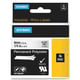 Dymo 1805440 fita de poliester PERMANENTE 6mm preto sobre transparente(5M) | 1805440