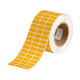 Brady THT-5-423-10-YL etiqueta de poliéster amarelo brilhante 25,40 x 12,70 mm | BRATHT-5-423-10-YL