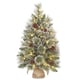 Árvore de Natal artificial com 20 luzes 60 cm