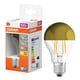 Osram lâmpada LED E27 A60 filamento espelho dourado luz quente 4 W | 35 W