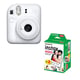 Fujifilm instax mini 12 Branca Pack câmara + Papel foto