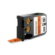 DYMO 1868767 XTL fita vinil preto sobre laranja 19mm | DYM1868767
