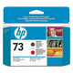HP 73 cabeça de impressão mate preto / vermelho cromado (CD949A) | HPCD949A