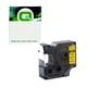 Q-Nomic S0718090 /18491 nylon flexível preto sobre amarelo 19mm | QNS0718090