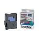 Brother TX-751 tape preto sobre verde 24 mm | BROTX751