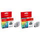 Canon BCI-24BK Pack 2 tinteiros preto | CANBCI-24x2