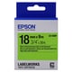 Epson LK-5GBF Fita preto sobre verde fluorescente 18mm (C53S655005) | EPSLK-5GBF
