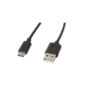 Cabo USB 2.0 Tipo C preto | 1,8 metros
