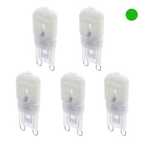 Pack x5: Lâmpada LED G9 | Luz neutra | 2.5W | 4500K