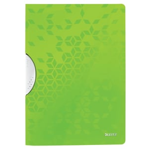 Pasta com clips Leitz | verde | 78 mm| A4