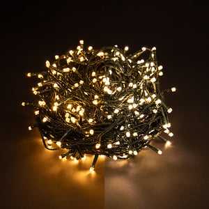Luzes de natal 39 metros | branco extra quente e branco quente | 480 luzes LED