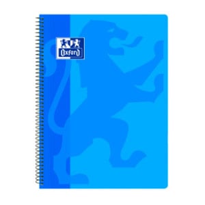 Caderno Espiral Oxford | Quadricula 4mm | Capa Polipropileno | Turquesa