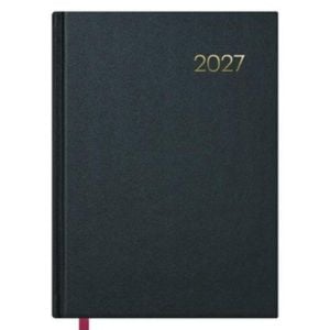 Agenda 2027 A5 Dia por Página | Preta