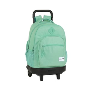 Mochila escolar BLACKFIT8 | Carrinho removível | Turquesa