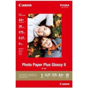 Canon PP-201 | Papel Foto Plus Glossy II - A3+ 275gr | 20 folhas